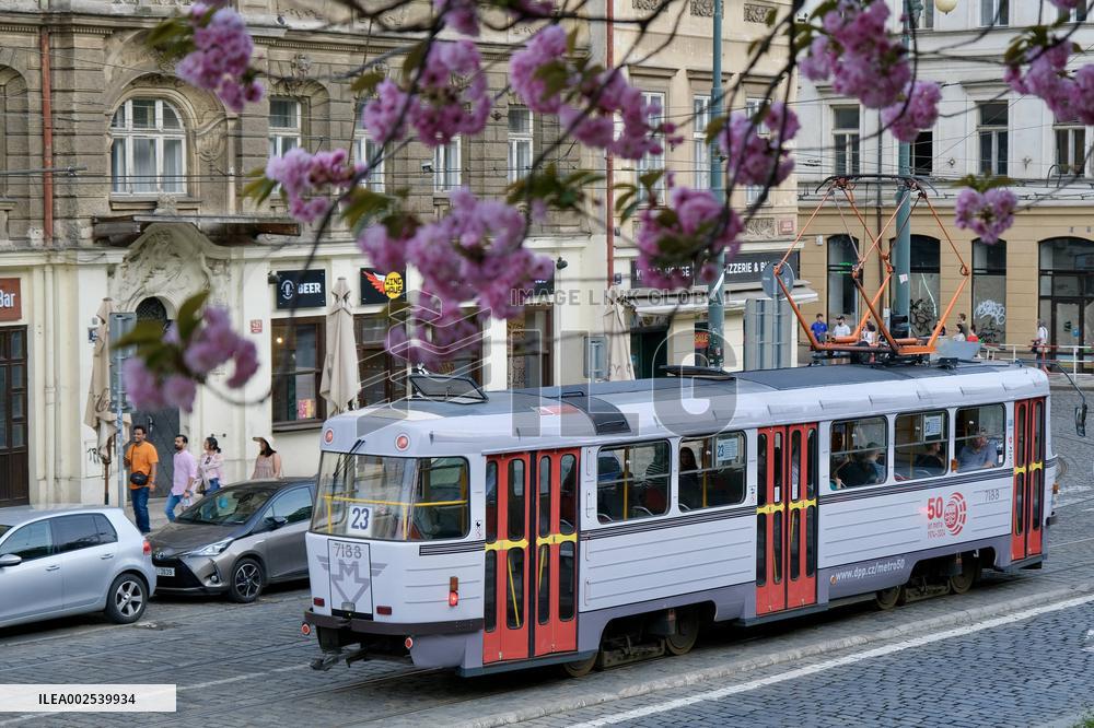 CZECH REPUBLIC-PRAGUE-SPRING SCENERY