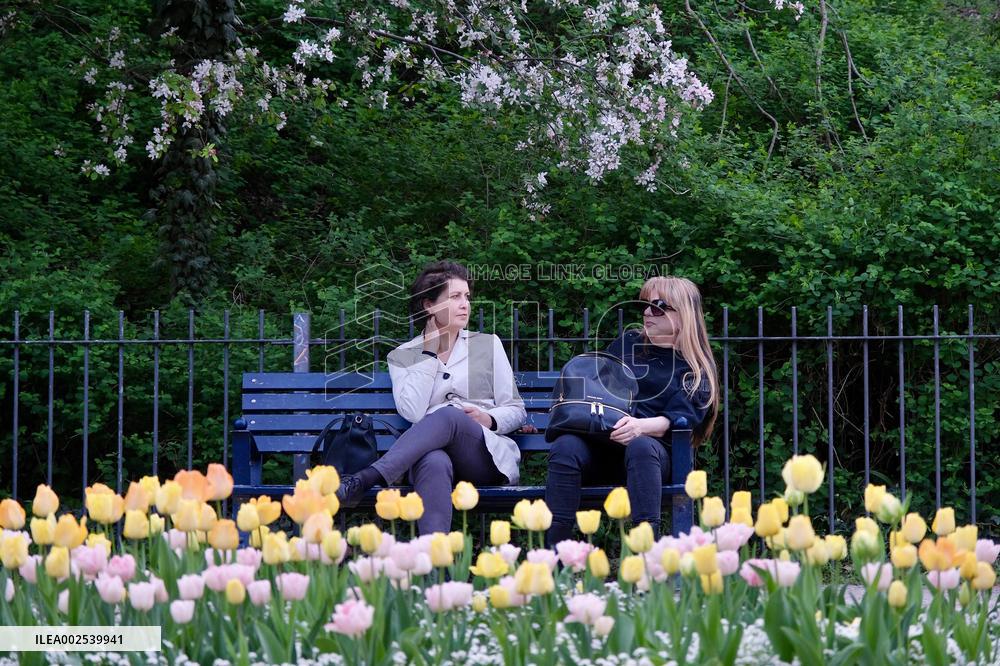 CZECH REPUBLIC-PRAGUE-SPRING SCENERY