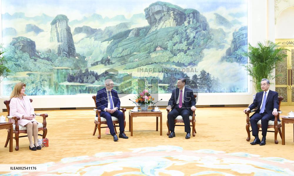 CHINA-BEIJING-XI JINPING-MERIEUX FOUNDATION-PRESIDENT-MEETING (CN)