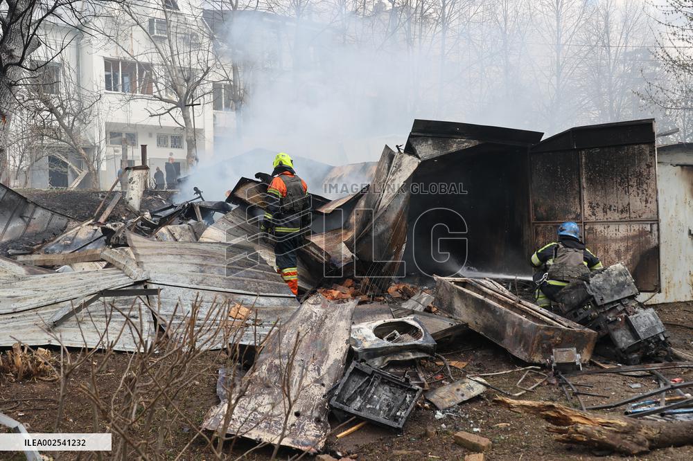 Kharkiv after Russian shelling on April 7, 2024