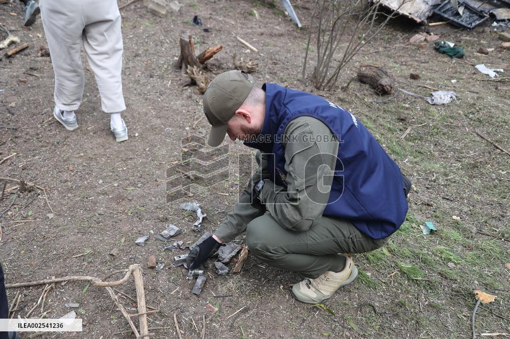 Kharkiv after Russian shelling on April 7, 2024