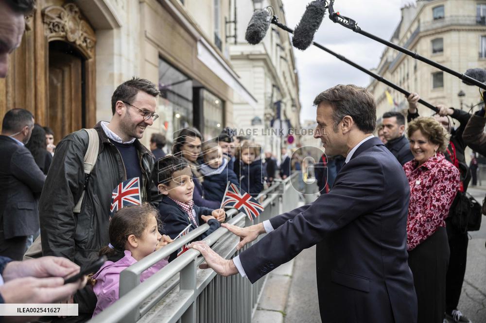 British Troops Join French Guards In A Special Ceremony - Paris