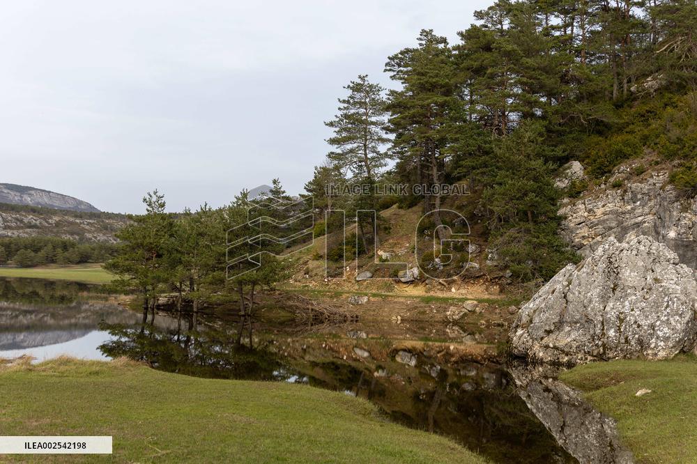 A Lake Has Formed Over Several Hectares In The Caille Plain - Alpes-Maritimes