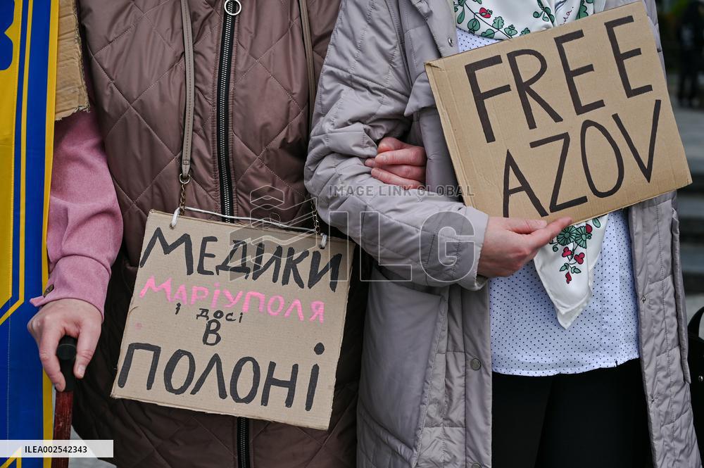 Dont Be Silent! Captivity Kills! rally in Lviv