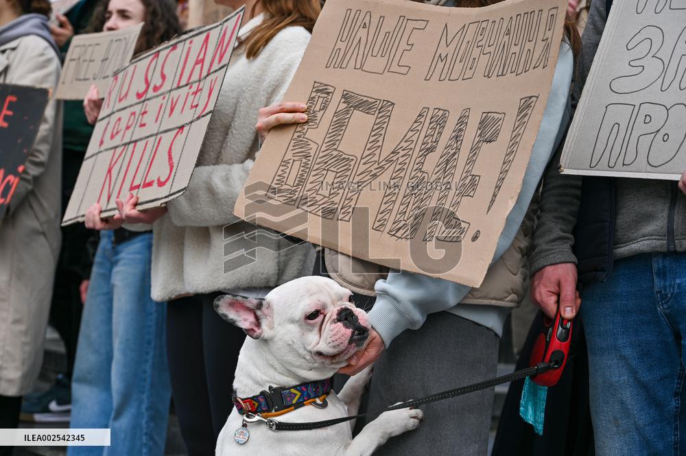 Dont Be Silent! Captivity Kills! rally in Lviv