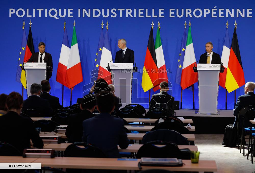 Trilateral Meeting On European Industrial Policy - Paris