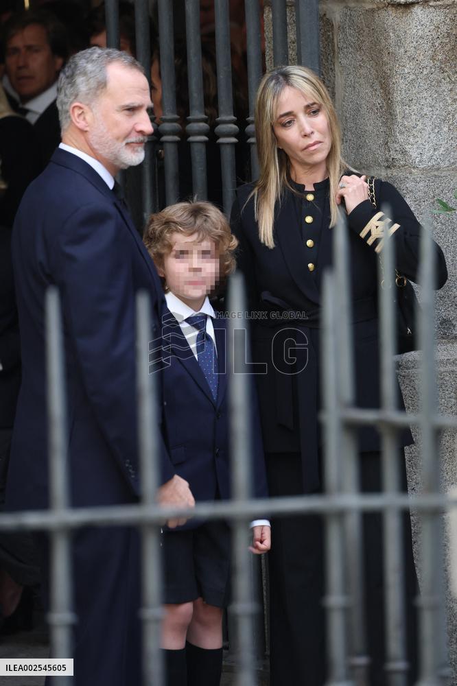 Funeral Mass Of Fernando Gomez-Acebo De Borbon - Madrid