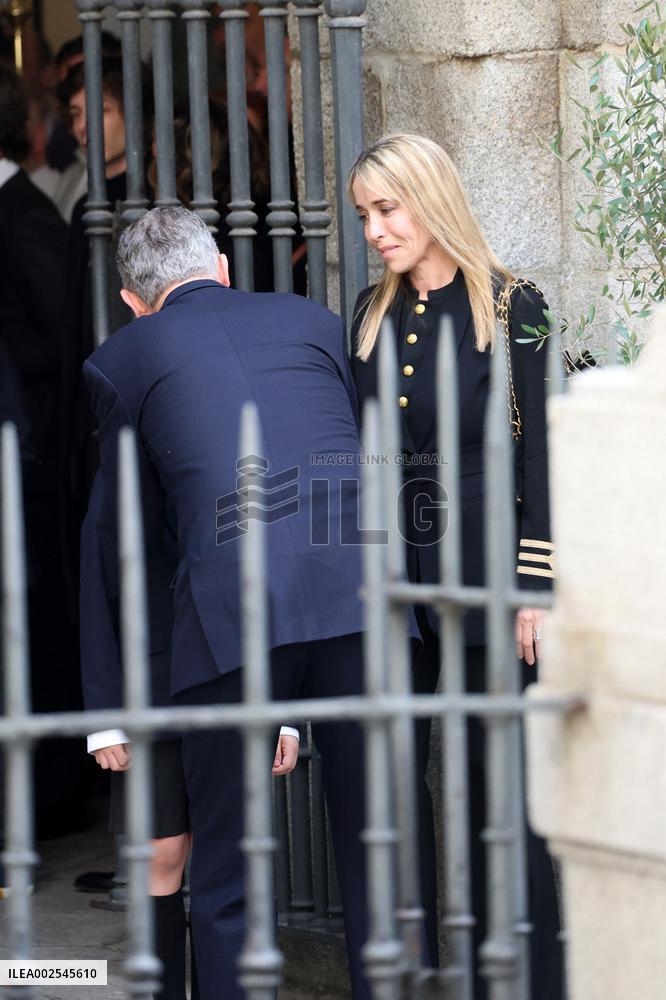 Funeral Mass Of Fernando Gomez-Acebo De Borbon - Madrid