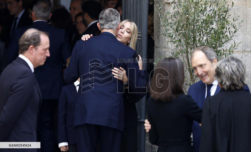 Funeral Mass Of Fernando Gomez-Acebo De Borbon - Madrid