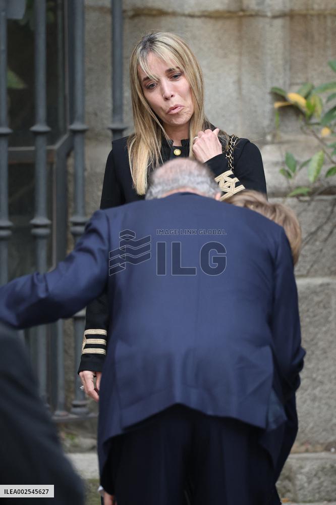 Funeral Mass Of Fernando Gomez-Acebo De Borbon - Madrid