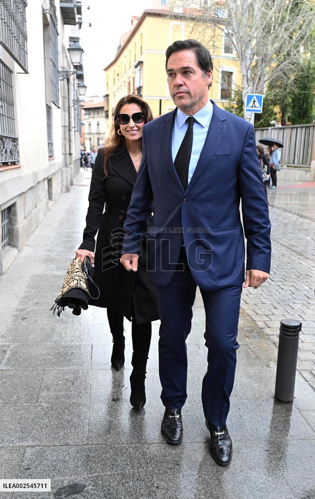 Funeral Mass Of Fernando Gomez-Acebo De Borbon - Madrid