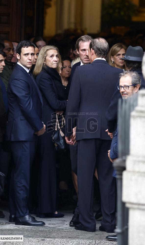 Funeral Mass Of Fernando Gomez-Acebo De Borbon - Madrid