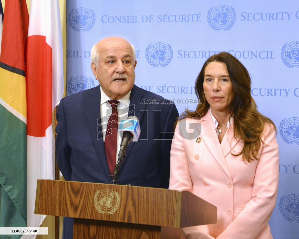 U.N. Security Council on Palestine membership