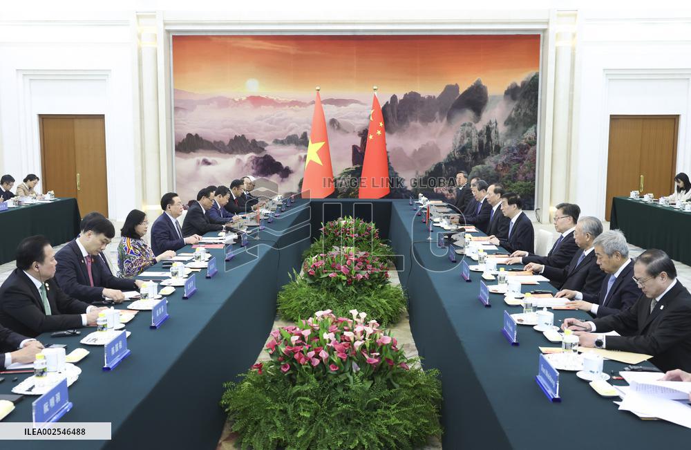 CHINA-BEIJING-WANG HUNING-NATIONAL ASSEMBLY OF VIETNAM-CHAIRMAN-MEETING (CN)