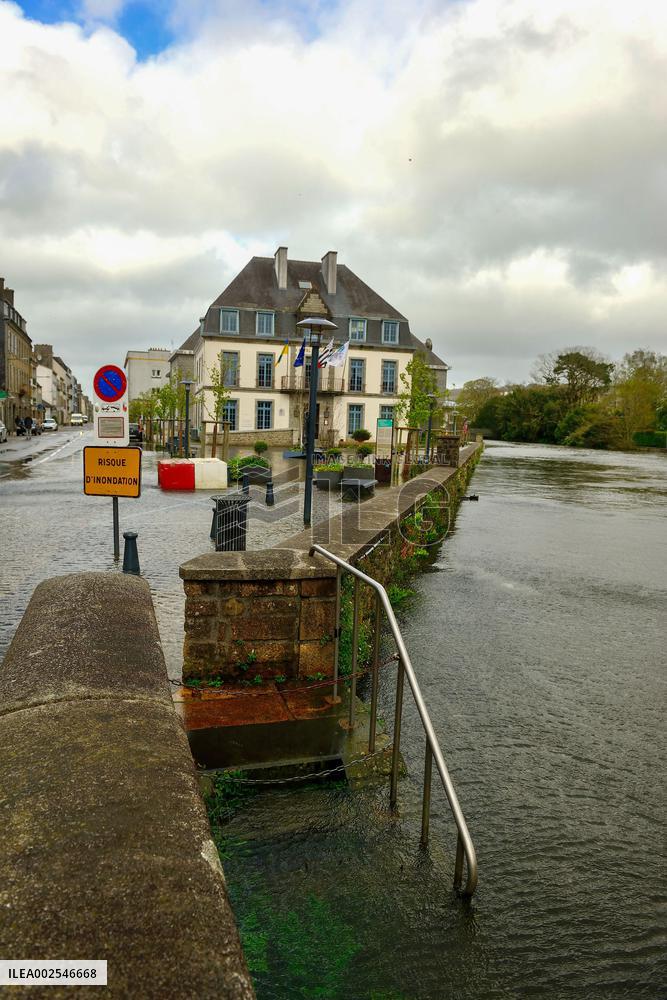 Flooding Due To Storm Pierrick - France