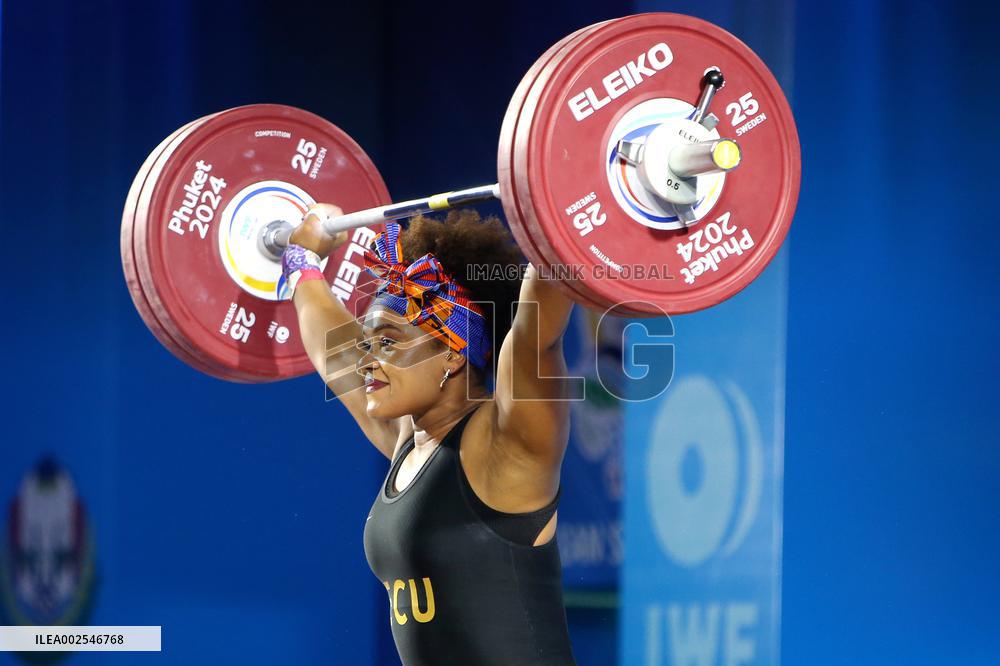 (SP)THAILAND-PHUKET-WEIGHTLIFTING-IWF WORLD CUP-WOMEN'S 81KG