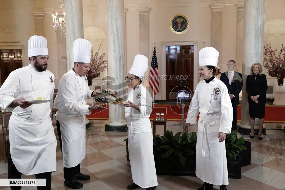 Japan State Dinner Media Preview - Washington