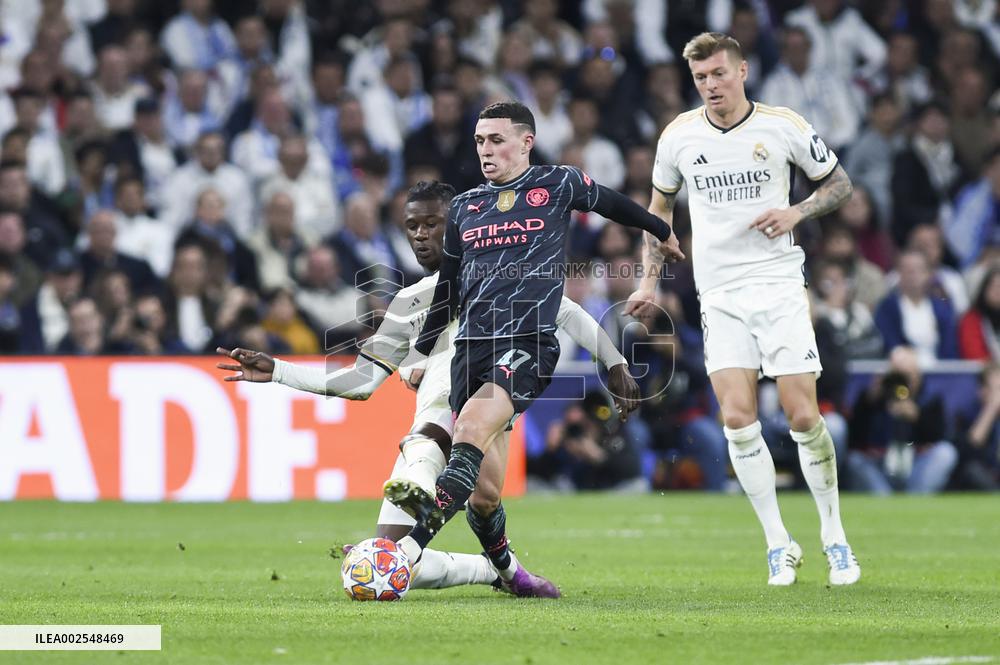 (SP)SPAIN-MADRID-FOOTBALL-UEFA CHAMPIONS LEAGUE-REAL MADRID VS MANCHESTER CITY