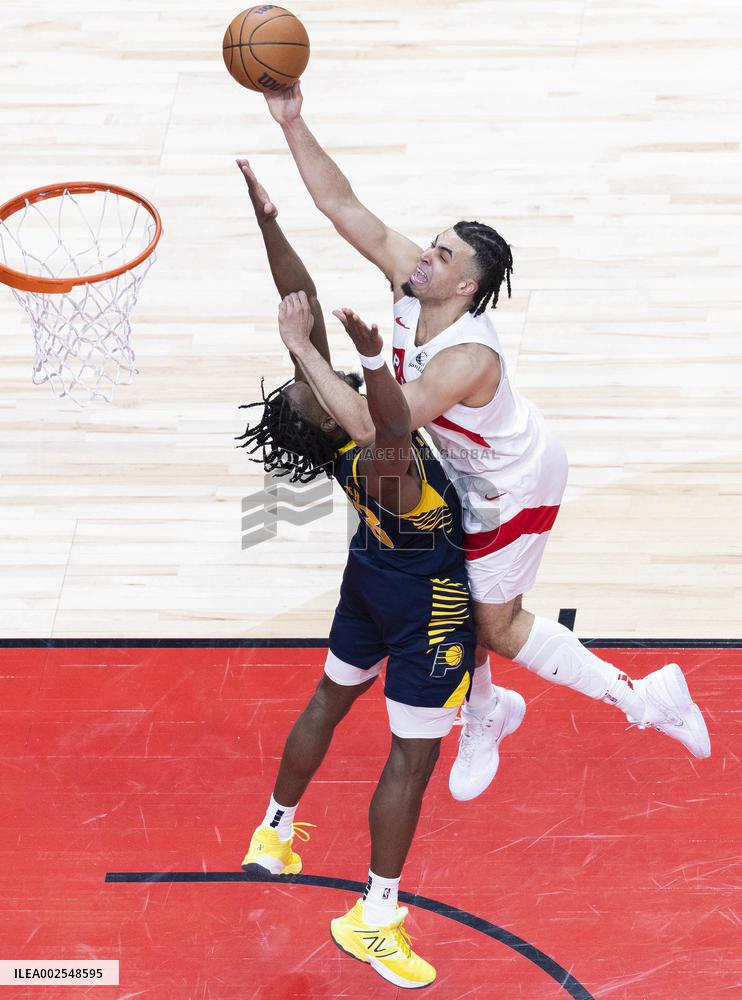 (SP)CANADA-TORONTO-BASKETBALL-NBA-PACERS VS RAPTORS