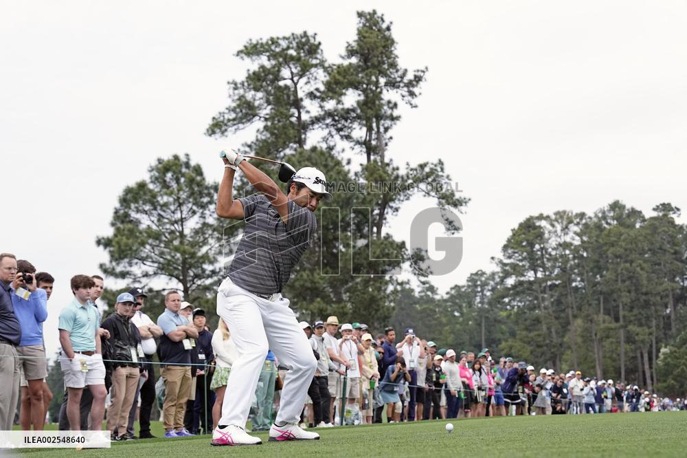 Golf: Masters Tournament practice round