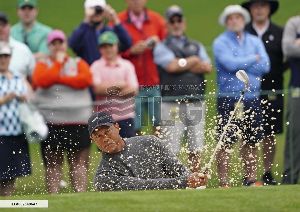 Golf: Masters Tournament practice round