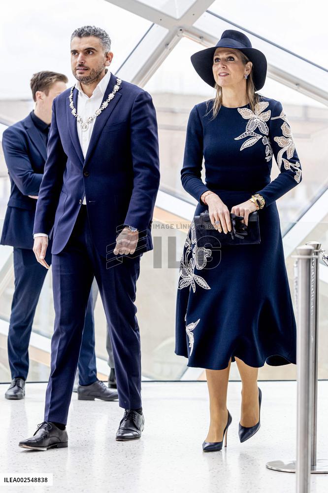 Queen Maxima Meets With Students - Amsterdam