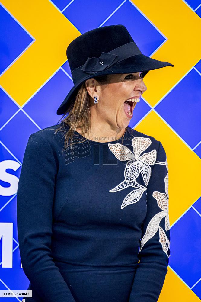 Queen Maxima Meets With Students - Amsterdam