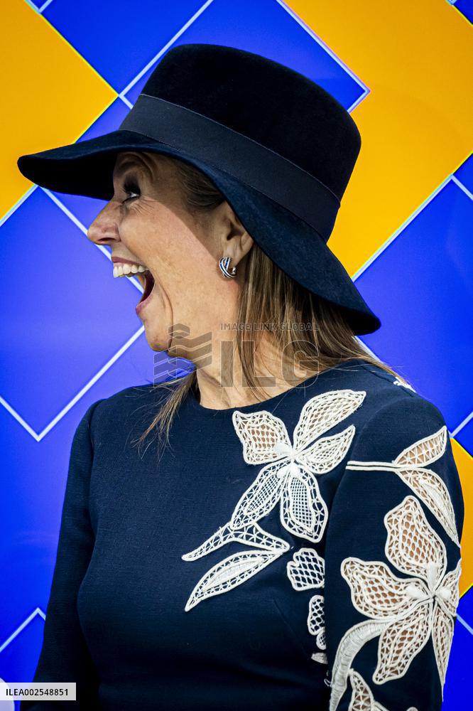 Queen Maxima Meets With Students - Amsterdam