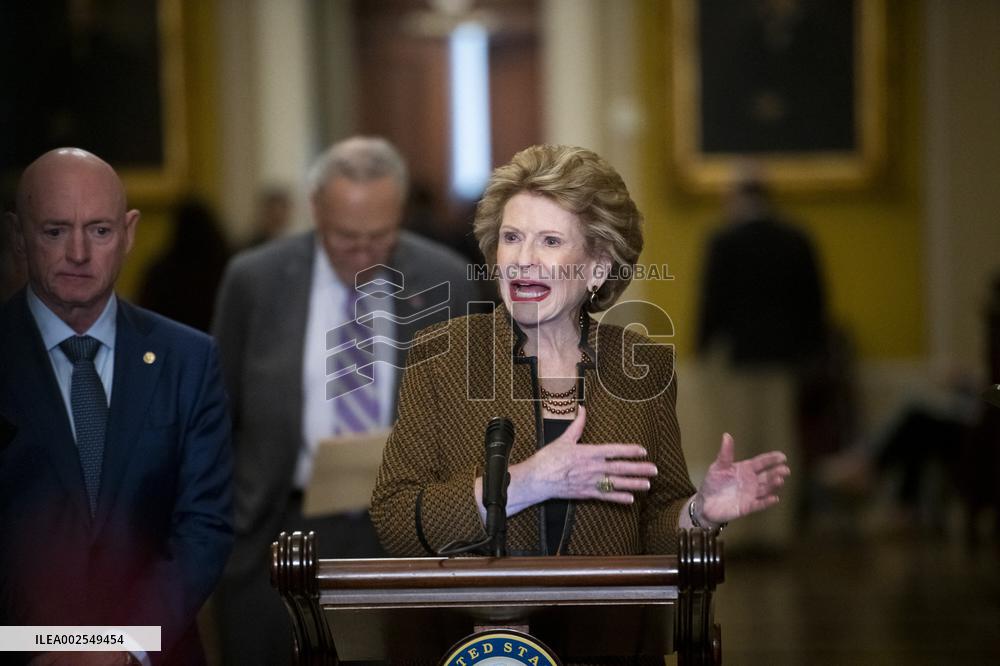 Democrat Policy Luncheon Press Conference - Washington