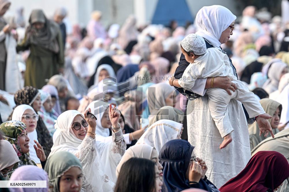 INDONESIA-JAKARTA-EID AL-FITR-PRAYER