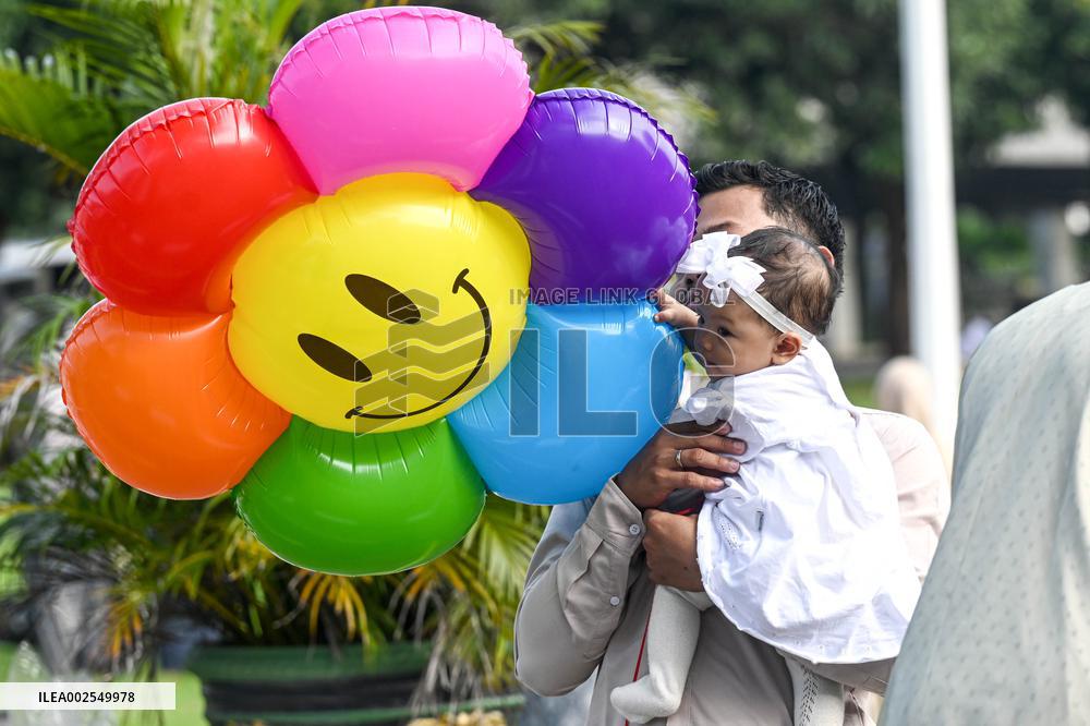 INDONESIA-JAKARTA-EID AL-FITR-PRAYER