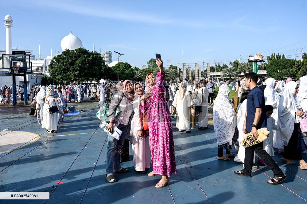 INDONESIA-JAKARTA-EID AL-FITR-PRAYER