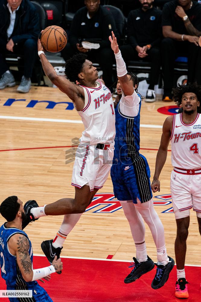 (SP)U.S.-HOUSTON-BASKETBALL-NBA-MAGIC VS ROCKETS