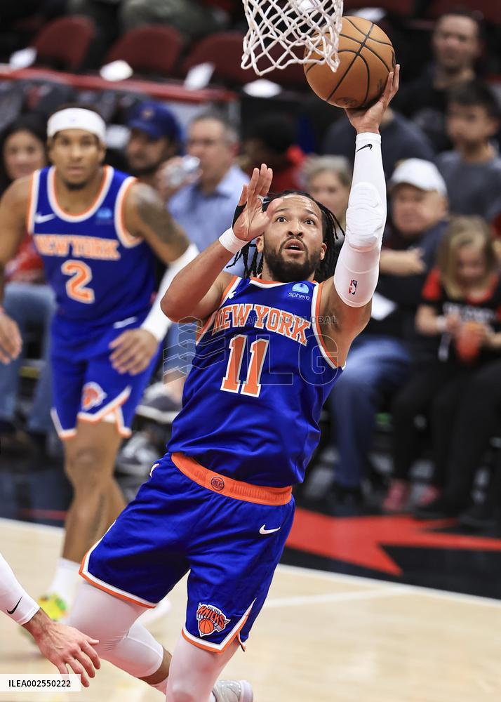 (SP)U.S.-CHICAGO-BASKETBALL-NBA-NEW YORK KNICKS VS CHICAGO BULLS