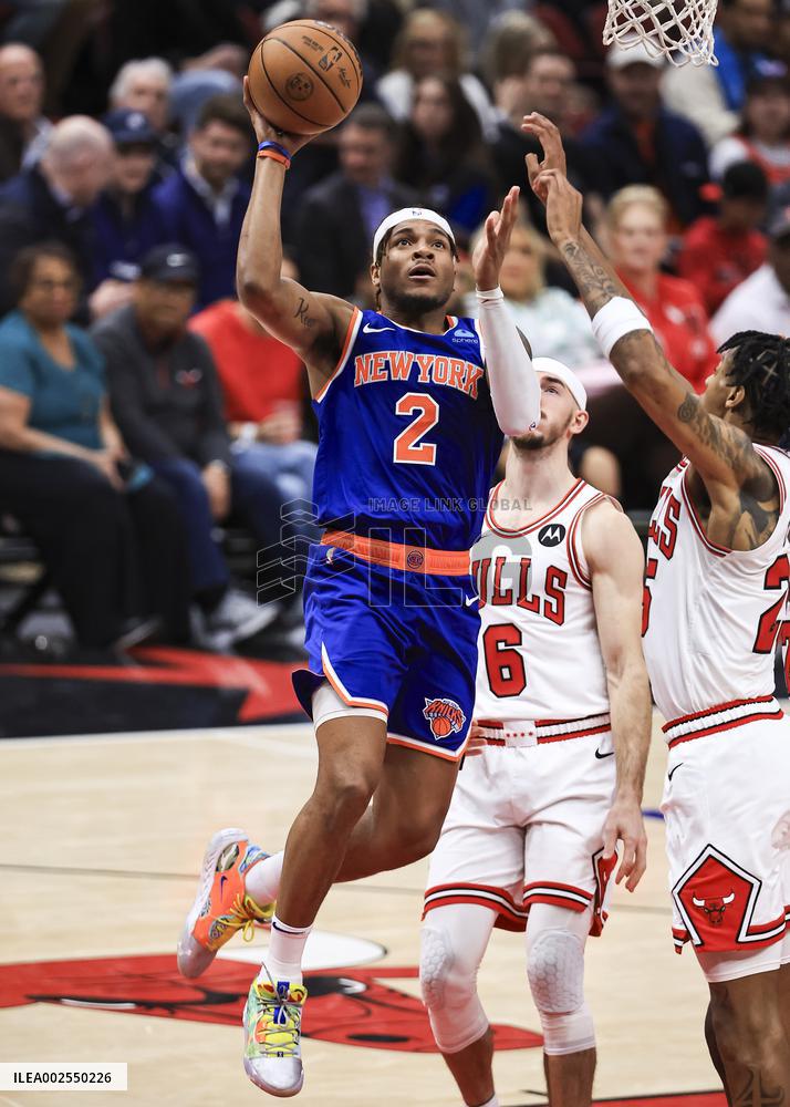 (SP)U.S.-CHICAGO-BASKETBALL-NBA-NEW YORK KNICKS VS CHICAGO BULLS