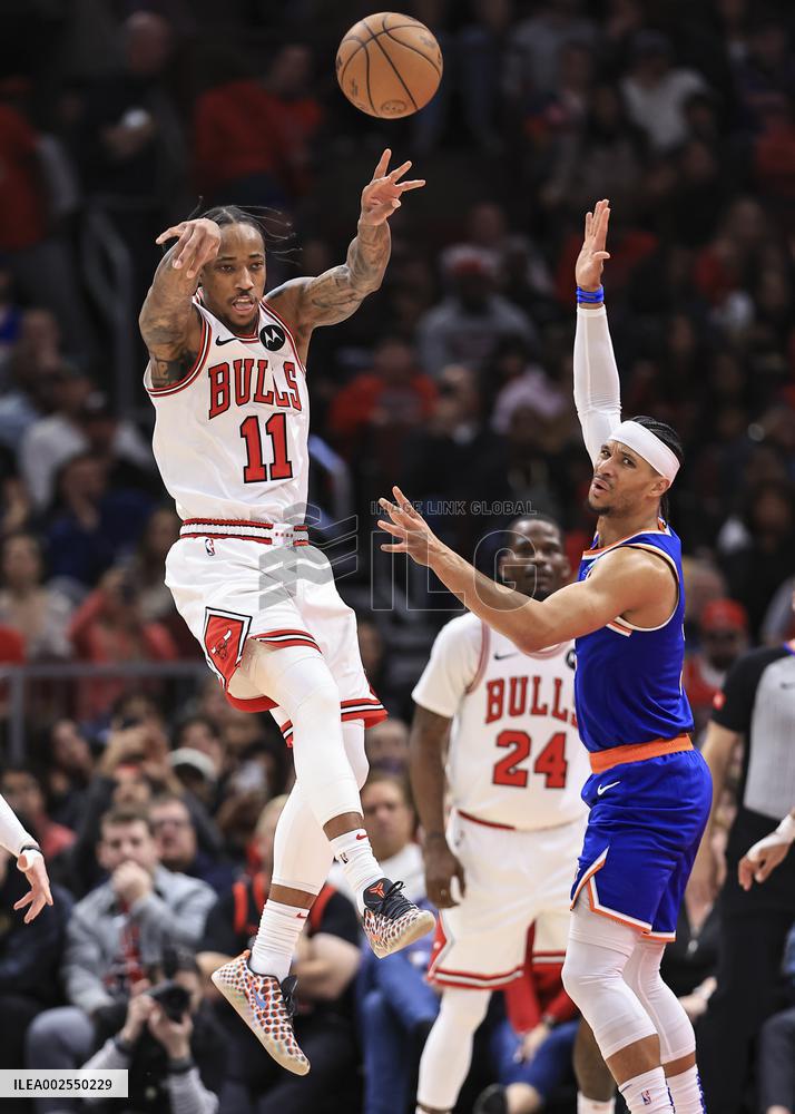 (SP)U.S.-CHICAGO-BASKETBALL-NBA-NEW YORK KNICKS VS CHICAGO BULLS