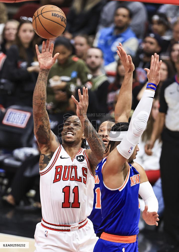 (SP)U.S.-CHICAGO-BASKETBALL-NBA-NEW YORK KNICKS VS CHICAGO BULLS