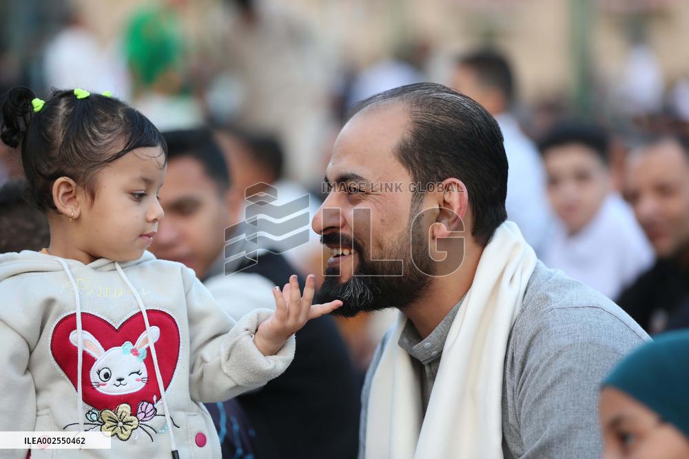 EGYPT-CAIRO-EID AL-FITR-PRAYER & CELEBRATION