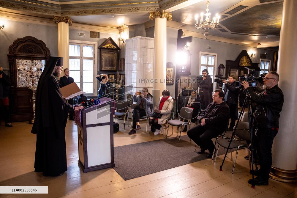 Church rejects interior minister's demand to separate from Moscow Patriarchate