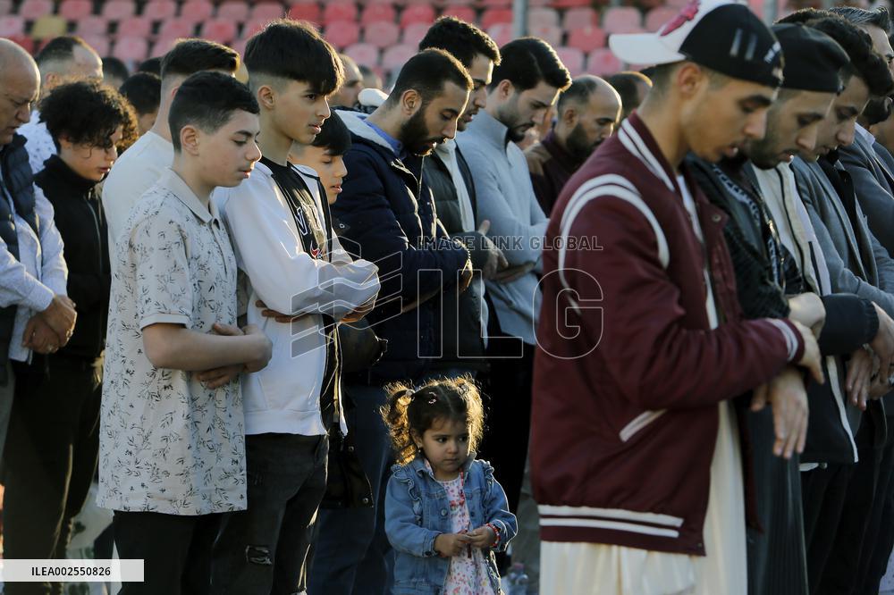 ROMANIA-BUCHAREST-EID AL-FITR-PRAYER
