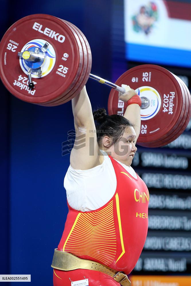 (SP)THAILAND-PHUKET-WEIGHTLIFTING-IWF WORLD CUP-WOMEN'S +87KG