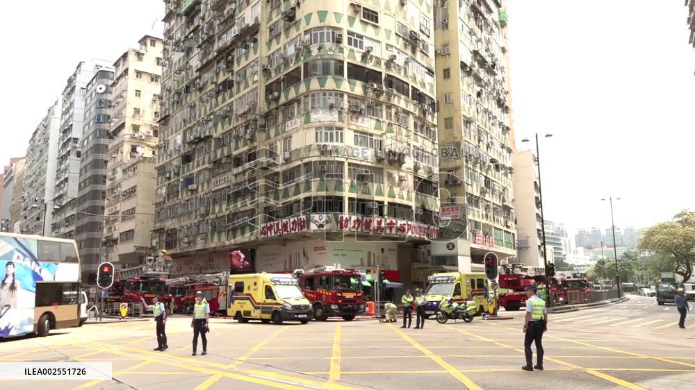 5 dead in Hong Kong gym fire