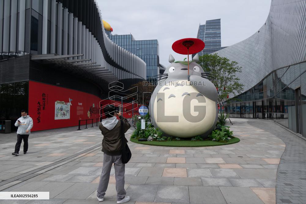 The Six-meter-tall MY NEIGHBOUR TOTORO in Shanghai