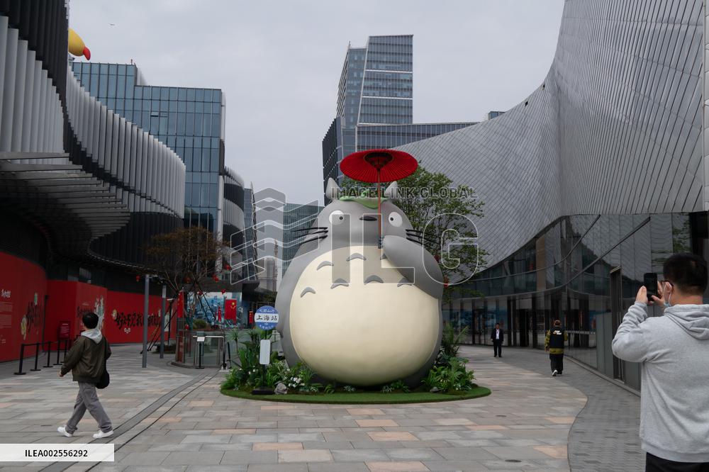 The Six-meter-tall MY NEIGHBOUR TOTORO in Shanghai