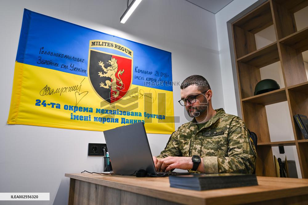 Recruiting center of 24th King Danylo mechanized brigade opens in Lviv