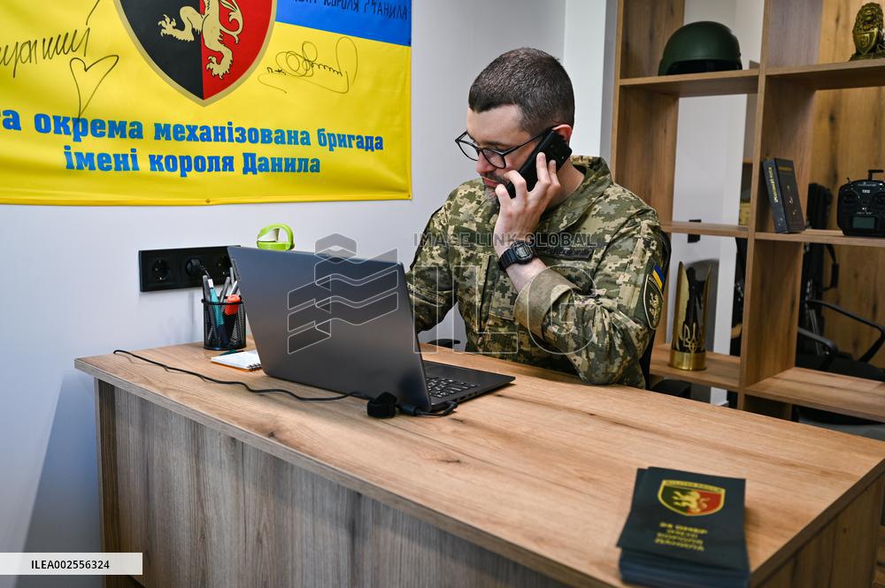 Recruiting center of 24th King Danylo mechanized brigade opens in Lviv