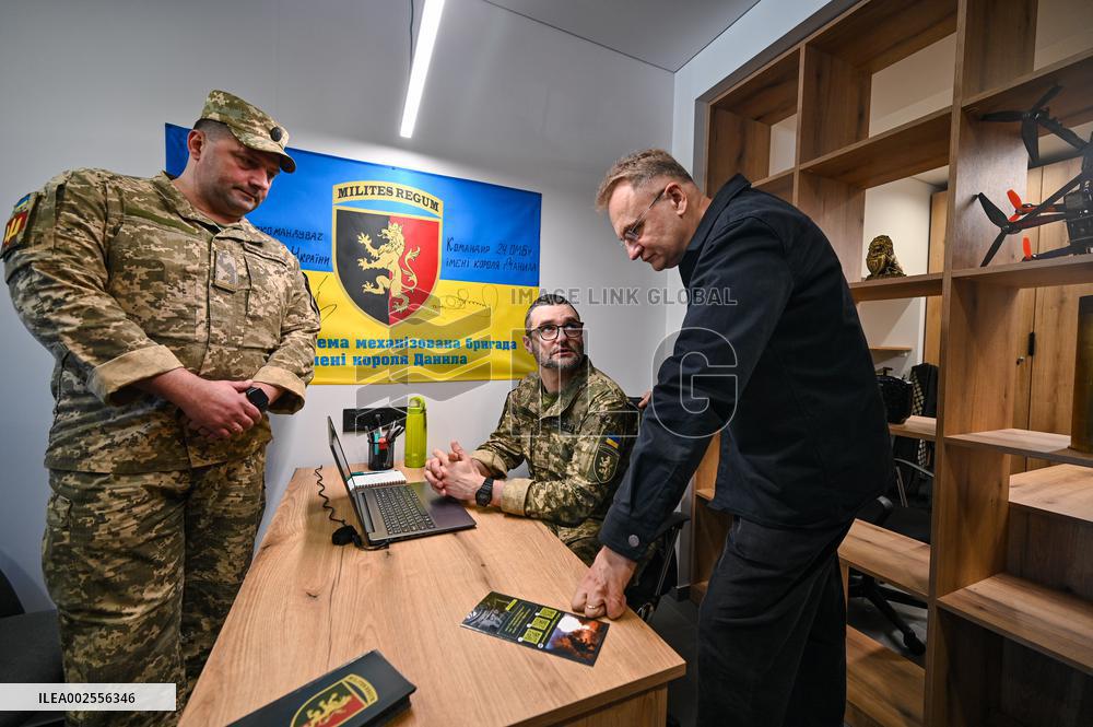 Recruiting center of 24th King Danylo mechanized brigade opens in Lviv
