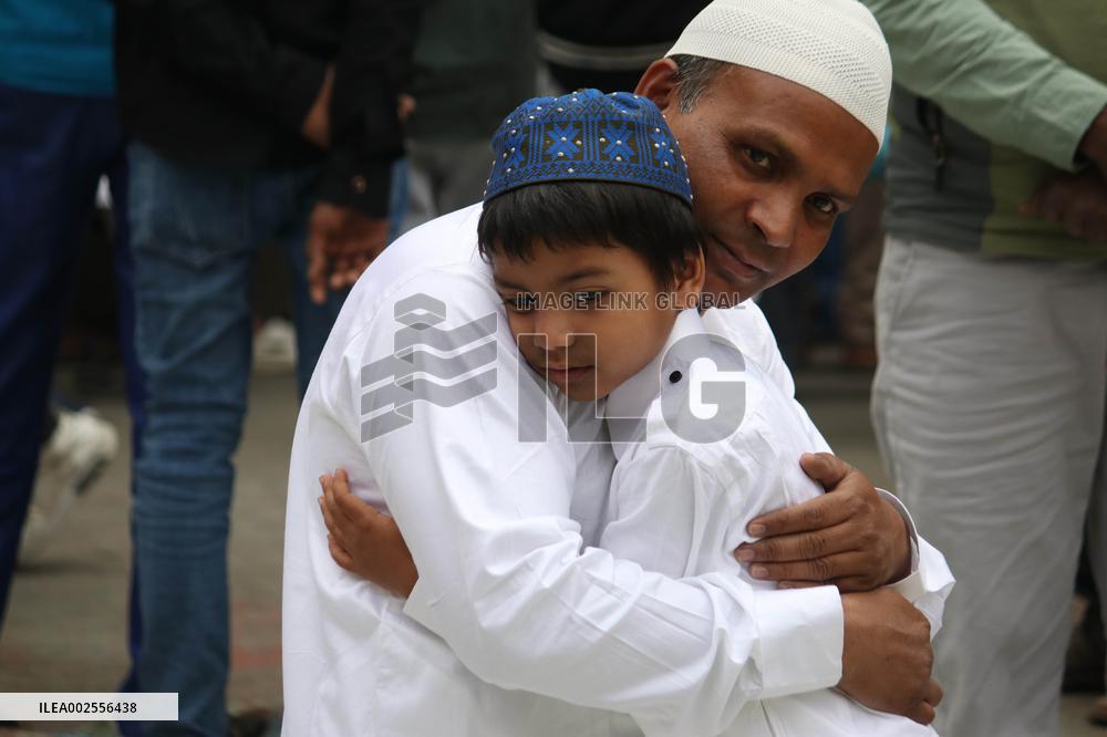 NEPAL-KATHMANDU-EID AL-FITR-PRAYERS