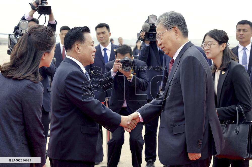 China's Zhao Leji visits Pyongyang