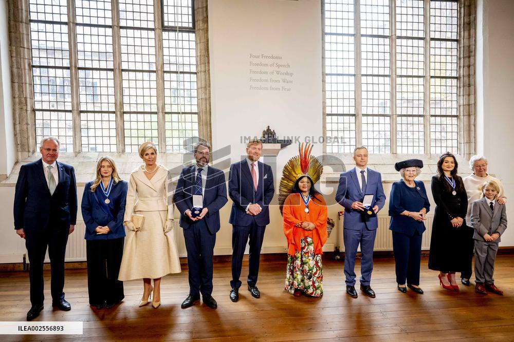 Royals At Four Freedom Awards - Netherlands